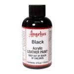 Angelus Leather Paint Black - Image 2
