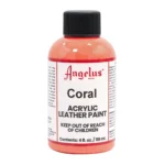 Angelus Leather Paint Coral - Image 2
