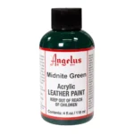 Angelus Leather Paint Midnite Green - Image 2