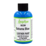 Angelus Leather Paint Bahama Blue Neon - Image 2
