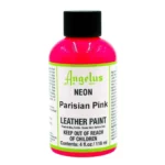 Angelus Leather Paint Parisian Pink Neon Paint - Image 2