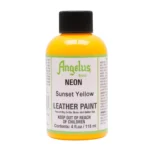 Angelus Leather Paint Sunset Yellow Neon - Image 2