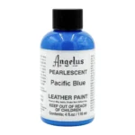 Angelus Pearlscent Paint 1.0oz  Pacific Blue - Image 2